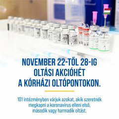 Elindult az oltási akcióhét