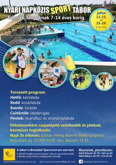 Idén is két napközis tábort szervez a Sportcentrum