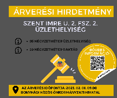 Új árverési hirdetmény!