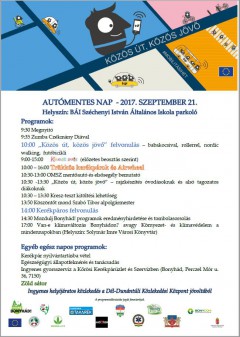 Lakossági tájékoztató az Autómentes Napról