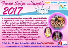 Legyél TE a 2017-es Fürdő Szépe!