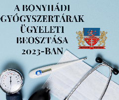 A bonyhádi gyógyszertárak ügyeleti rendje