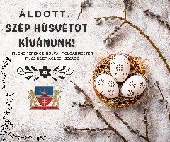 Áldott, szép húsvétot kívánunk!