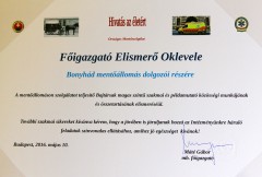 Rangos elismerés a bonyhádi mentősöknek