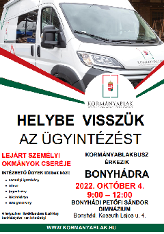 Ügyintézés, helyben
