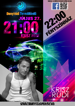 Fényszínház, sztárfellépő: Krisz Rudi