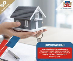 Lakáspályázati kiírás - József u. 27/8.