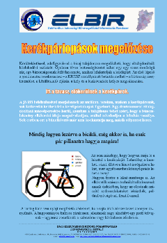 A kerékpárlopások megelőzésének fontos tudnivalói