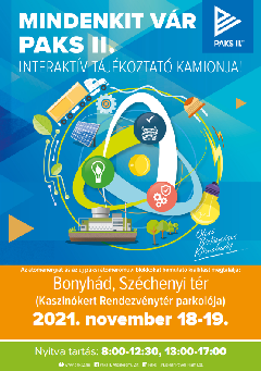 Bonyhádra érkezik Paks II. interaktív tájékoztató kamionja